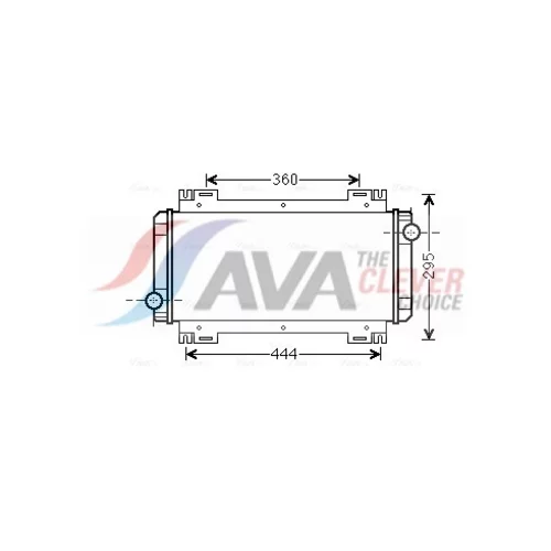 Chladič motora AVA QUALITY COOLING FD2044