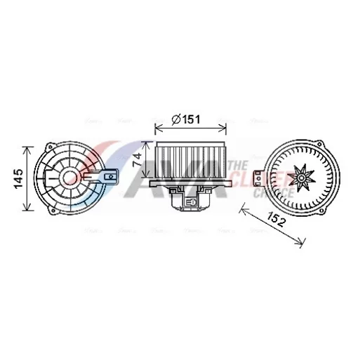 Vnútorný ventilátor AVA QUALITY COOLING HY8429