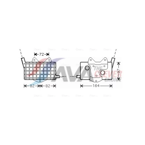 Chladič motorového oleja AVA QUALITY COOLING MS3294