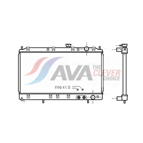 Chladič motora AVA QUALITY COOLING MT2117