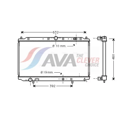 Chladič motora AVA QUALITY COOLING MTA2101