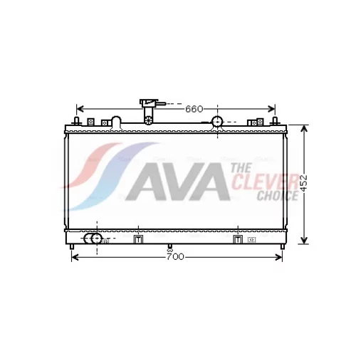 Chladič motora AVA QUALITY COOLING MZ2164