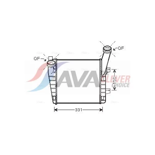 Chladič plniaceho vzduchu AVA QUALITY COOLING VNA4263