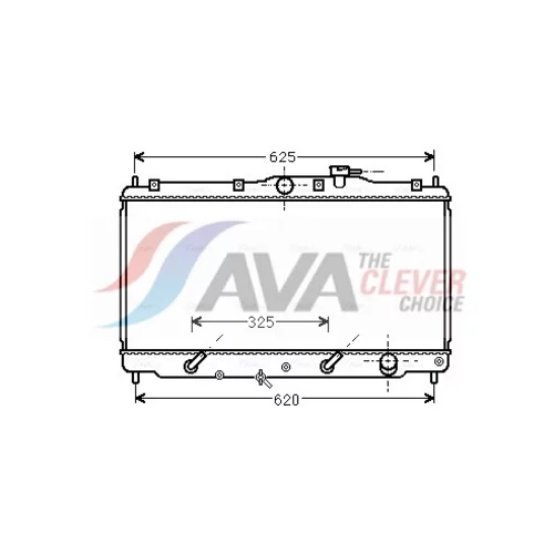 Chladič motora AVA QUALITY COOLING HD2017