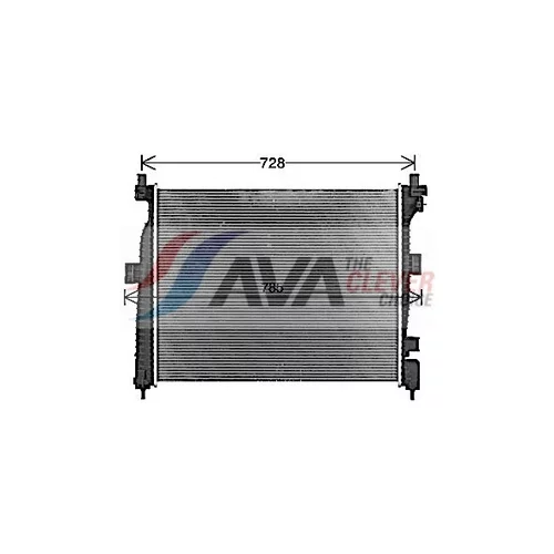 Chladič motora AVA QUALITY COOLING JE2088