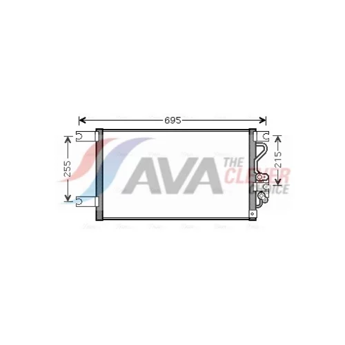 Kondenzátor klimatizácie AVA QUALITY COOLING MT5206