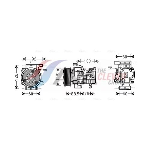 Kompresor klimatizácie AVA QUALITY COOLING MZK251