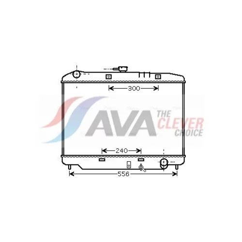 Chladič motora AVA QUALITY COOLING OL2179