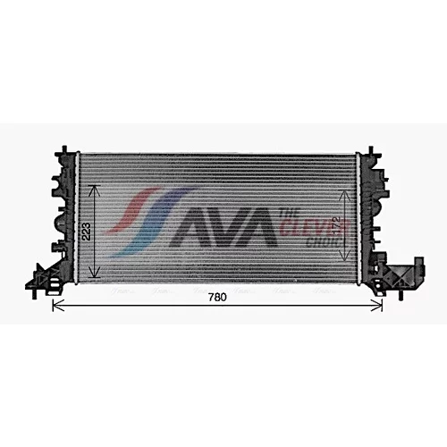 Chladič motora AVA QUALITY COOLING OL2703