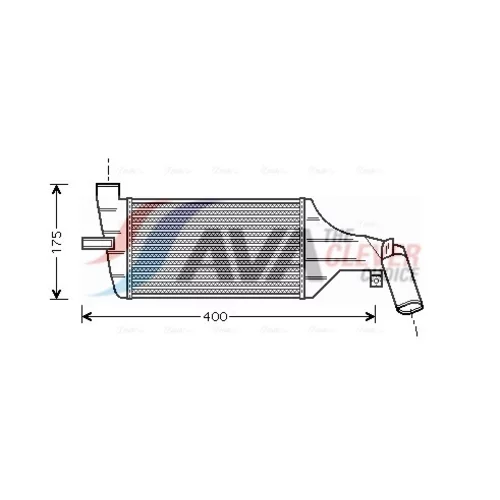 Chladič plniaceho vzduchu AVA QUALITY COOLING OLA4325