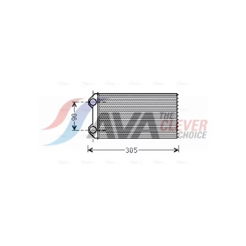 Výmenník tepla vnútorného kúrenia AVA QUALITY COOLING RTA6439