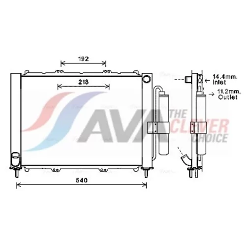 Chladiaca jednotka AVA QUALITY COOLING RTM497