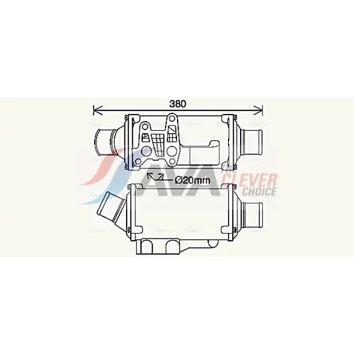 Chladič motorového oleja AVA QUALITY COOLING SC3054