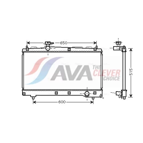 Chladič motora AVA QUALITY COOLING TO2331