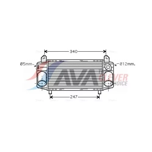 Chladič plniaceho vzduchu AVA QUALITY COOLING AI4192