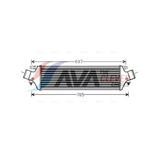 Chladič plniaceho vzduchu AVA QUALITY COOLING AL4118