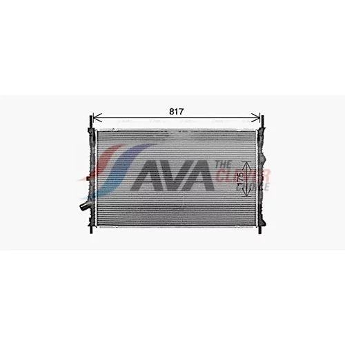 Chladič motora AVA QUALITY COOLING FD2679