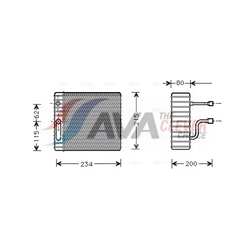 Výparník klimatizácie AVA QUALITY COOLING FDV089