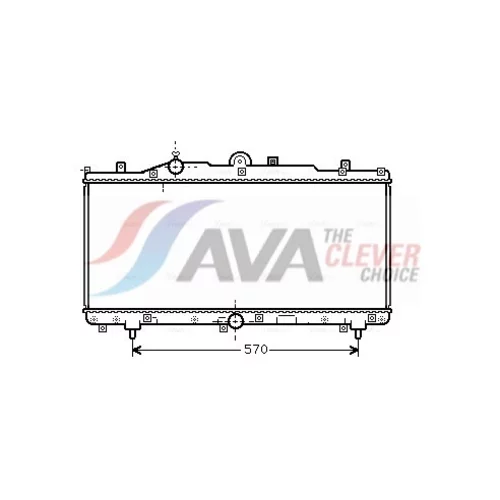 Chladič motora AVA QUALITY COOLING FT2166