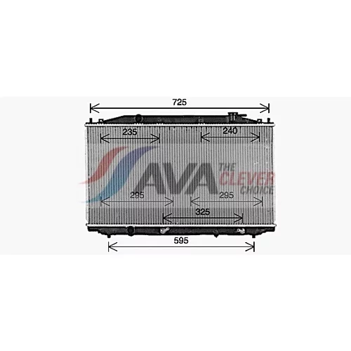 Chladič motora AVA QUALITY COOLING HD2324 - obr. 1