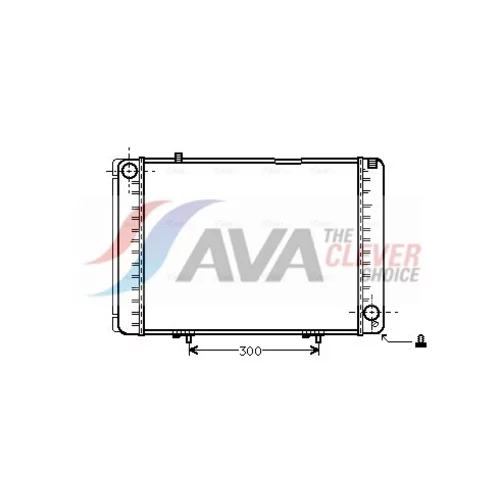 Chladič motora AVA QUALITY COOLING MS2134