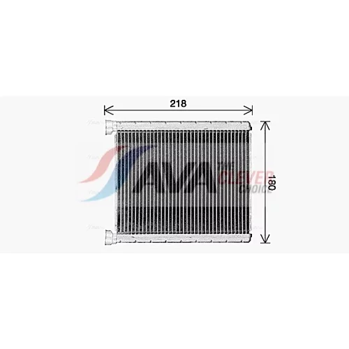 Výmenník tepla vnútorného kúrenia AVA QUALITY COOLING MS6763 - obr. 1