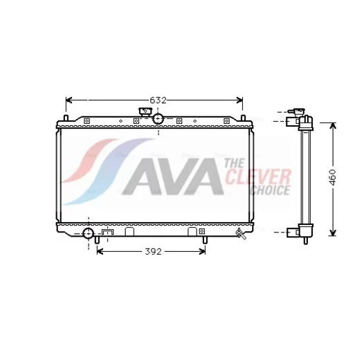 Chladič motora AVA QUALITY COOLING MT2111