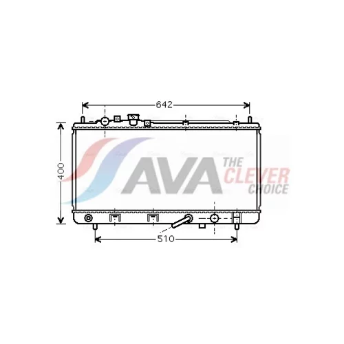 Chladič motora AVA QUALITY COOLING MZ2168