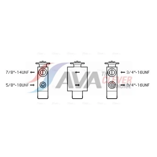 Expanzný ventil klimatizácie AVA QUALITY COOLING VN1101