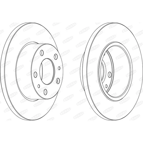 Brzdový kotúč BERAL BCR195A