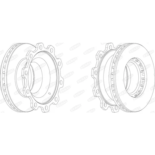 Brzdový kotúč BERAL BCR205A