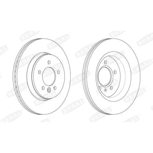 Brzdový kotúč BERAL BCR381A - obr. 1