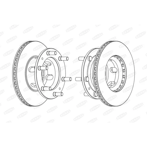 Brzdový kotúč BERAL BCR108A
