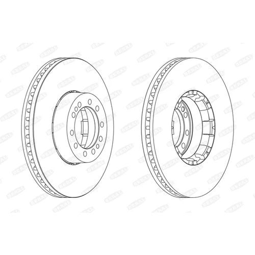 Brzdový kotúč BERAL BCR134A
