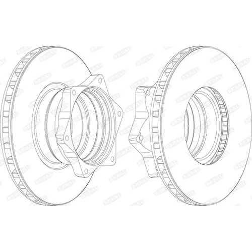 Brzdový kotúč BERAL BCR165A
