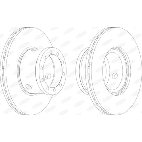 Brzdový kotúč BERAL BCR101A - obr. 1
