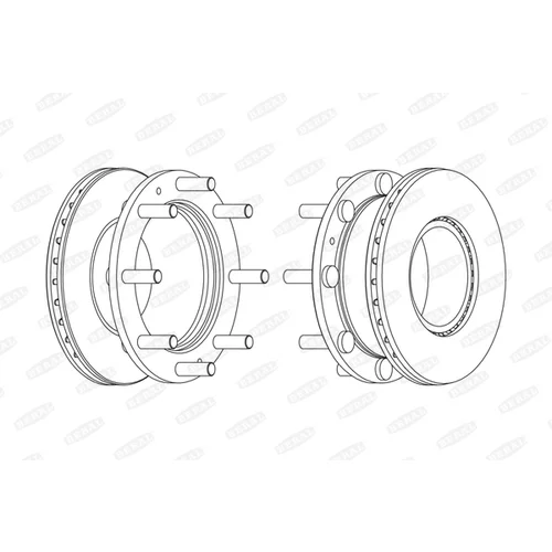 Brzdový kotúč BERAL BCR308A