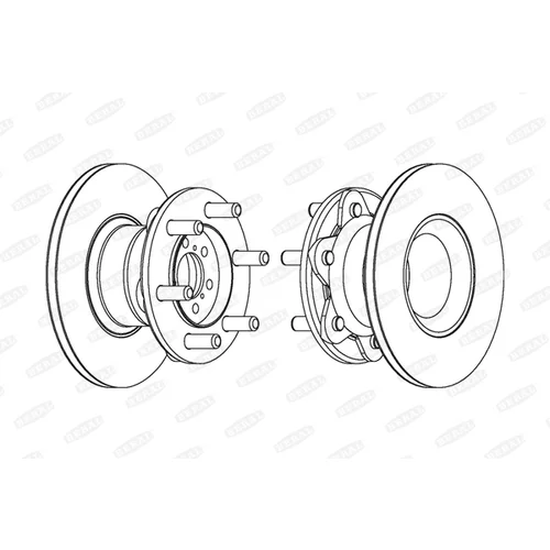 Brzdový kotúč BERAL BCR104A