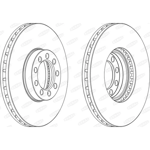 Brzdový kotúč BERAL BCR329A