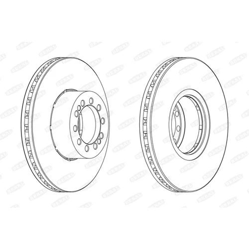 Brzdový kotúč BERAL BCR218A