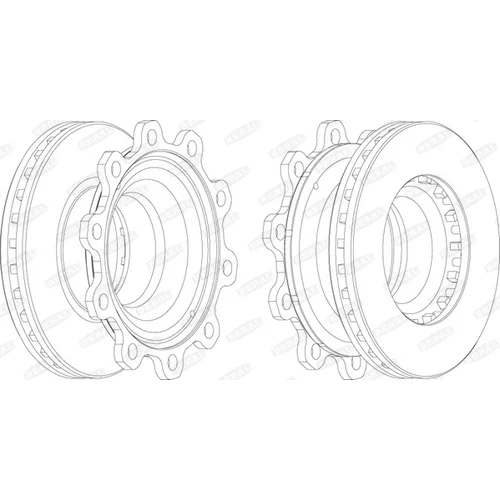 Brzdový kotúč BERAL BCR193A