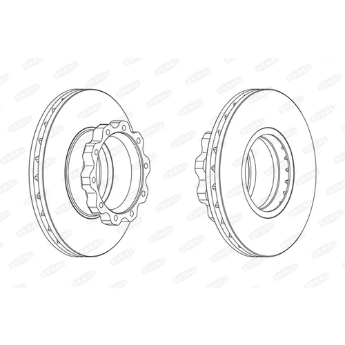 Brzdový kotúč BERAL BCR215A