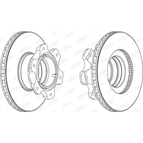 Brzdový kotúč BCR209A /BERAL/