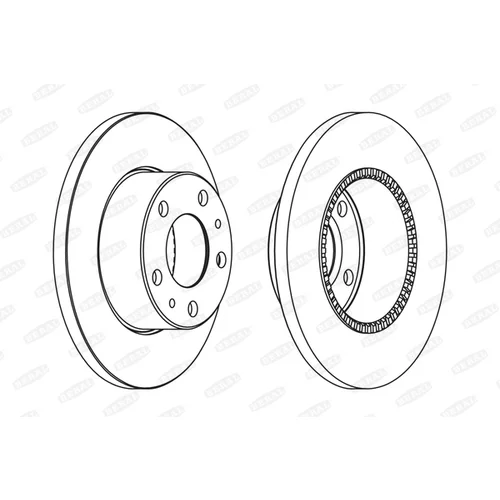 Brzdový kotúč BERAL BCR196A