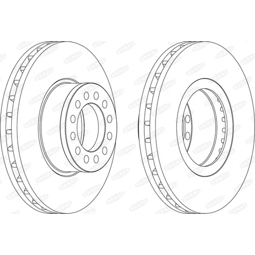 Brzdový kotúč BERAL BCR331A