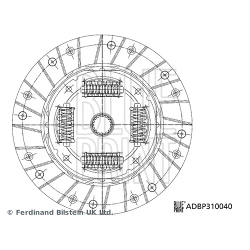 Spojková lamela ADBP310040 (BLUE PRINT)