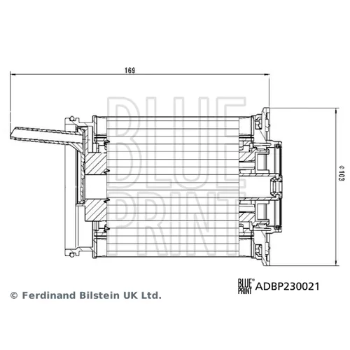 Palivový filter BLUE PRINT ADBP230021