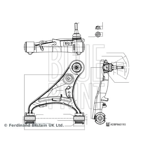 Rameno zavesenia kolies BLUE PRINT ADBP860193