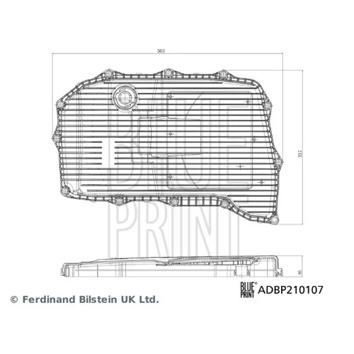 Hydraulický filter automatickej prevodovky BLUE PRINT ADBP210107 - obr. 2