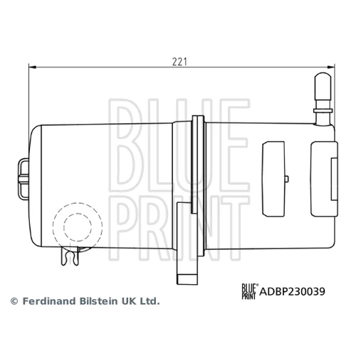 Palivový filter BLUE PRINT ADBP230039 - obr. 2